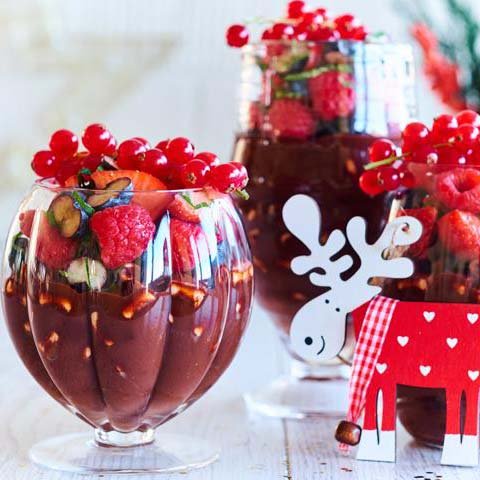 Շոկոլադե մուս մարմելադով և մարշմելոուով